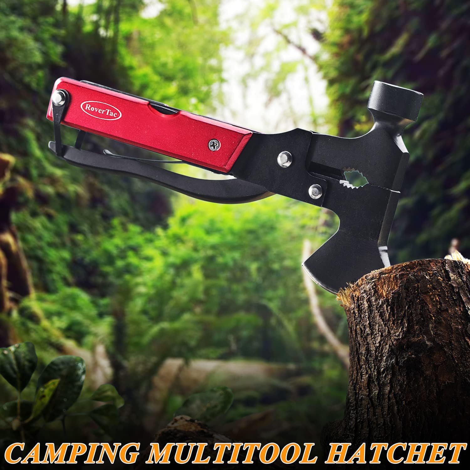 RoverTac Multi Tool Camping Axe Hatchet 11-in-1 Multitool Camping Gear –  RoverTac Tools & Knives